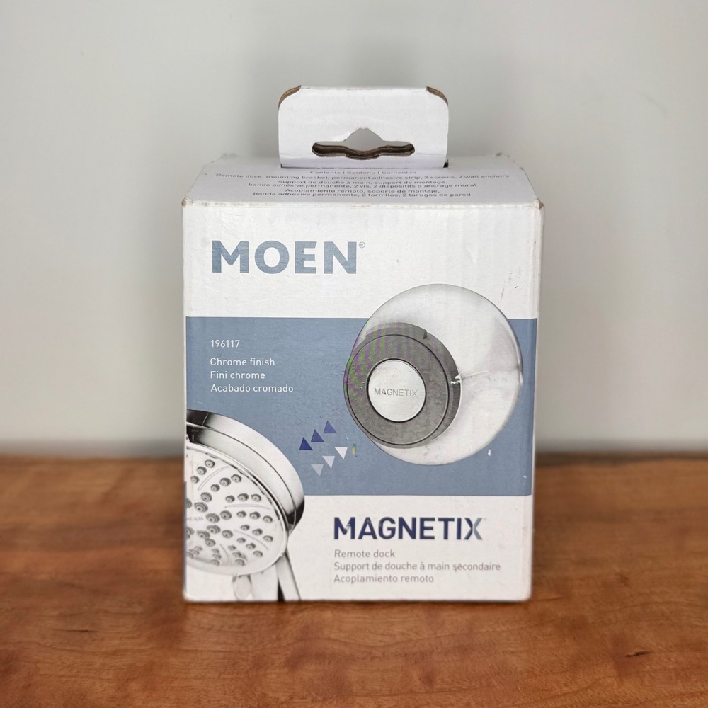 Moen Magnetix Remote Dock Chrome Finish for Handheld Showerheads 196117 NEW